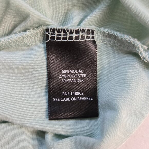 630-15 Torrid super soft Mint Green Tissue Ruched V-neck Tank top Size 1 (14/16) - Picture 13 of 15